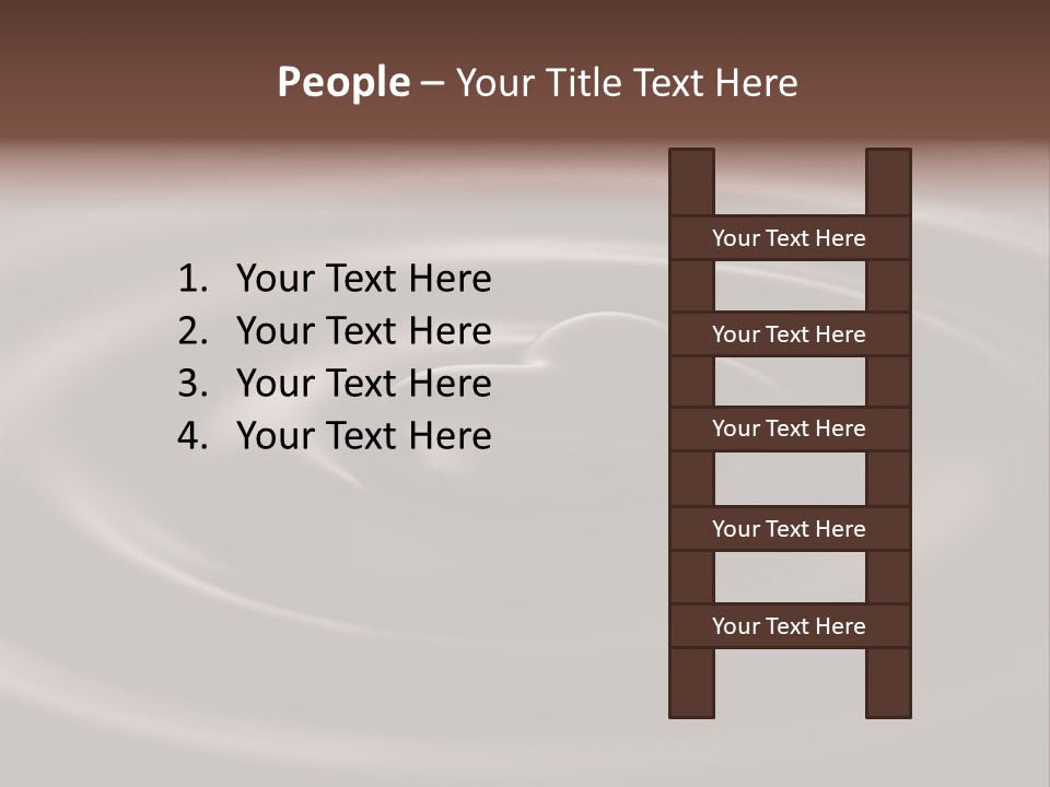 Dessert Black Mixing PowerPoint Template