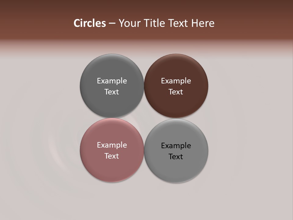 Cocoa Ripple Art PowerPoint Template
