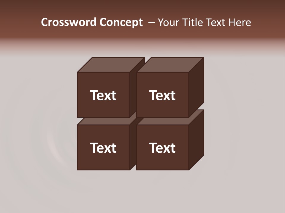 Cocoa Ripple Art PowerPoint Template