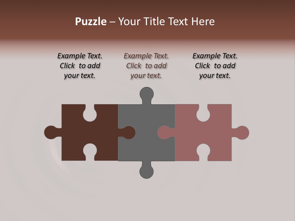 Cocoa Ripple Art PowerPoint Template