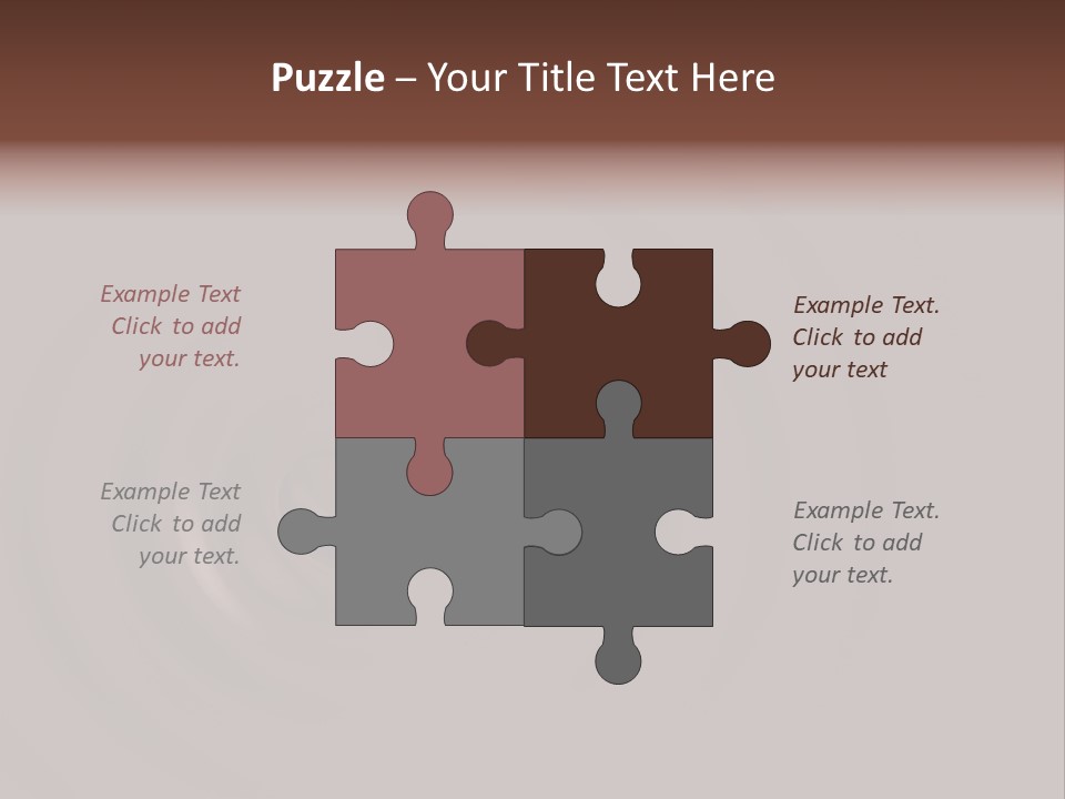 Cocoa Ripple Art PowerPoint Template