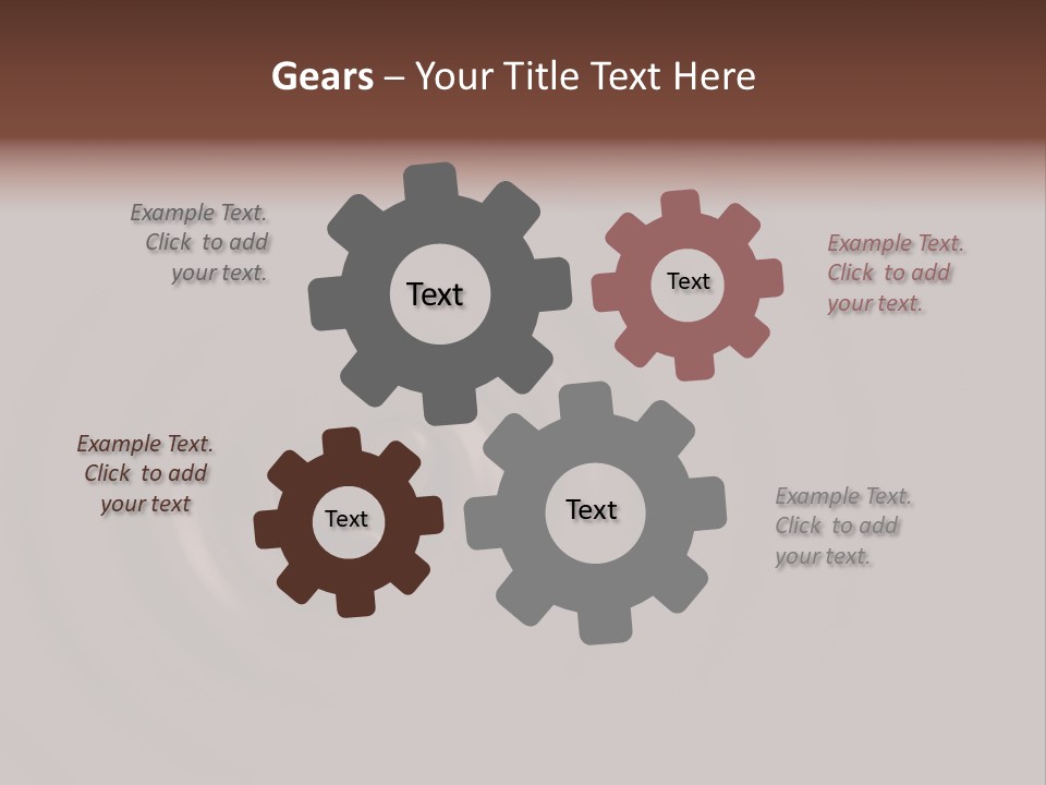 Cocoa Ripple Art PowerPoint Template