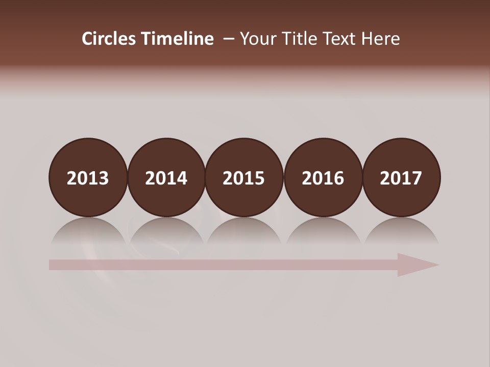 Cocoa Ripple Art PowerPoint Template