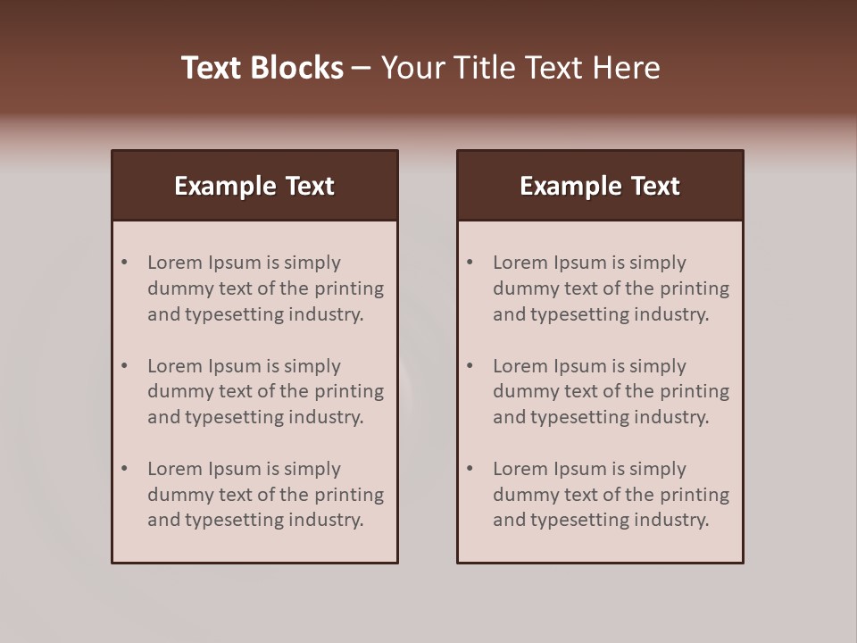 Cocoa Ripple Art PowerPoint Template