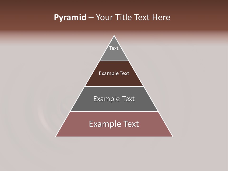 Cocoa Ripple Art PowerPoint Template