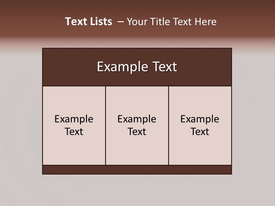 Cocoa Ripple Art PowerPoint Template