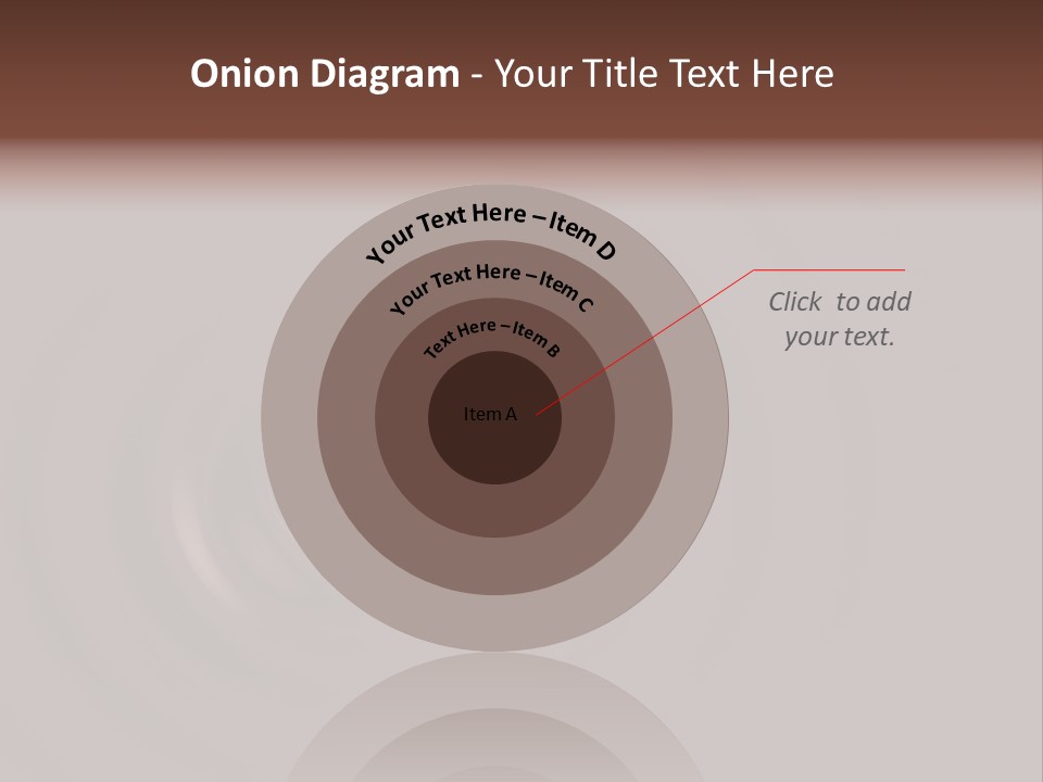 Cocoa Ripple Art PowerPoint Template