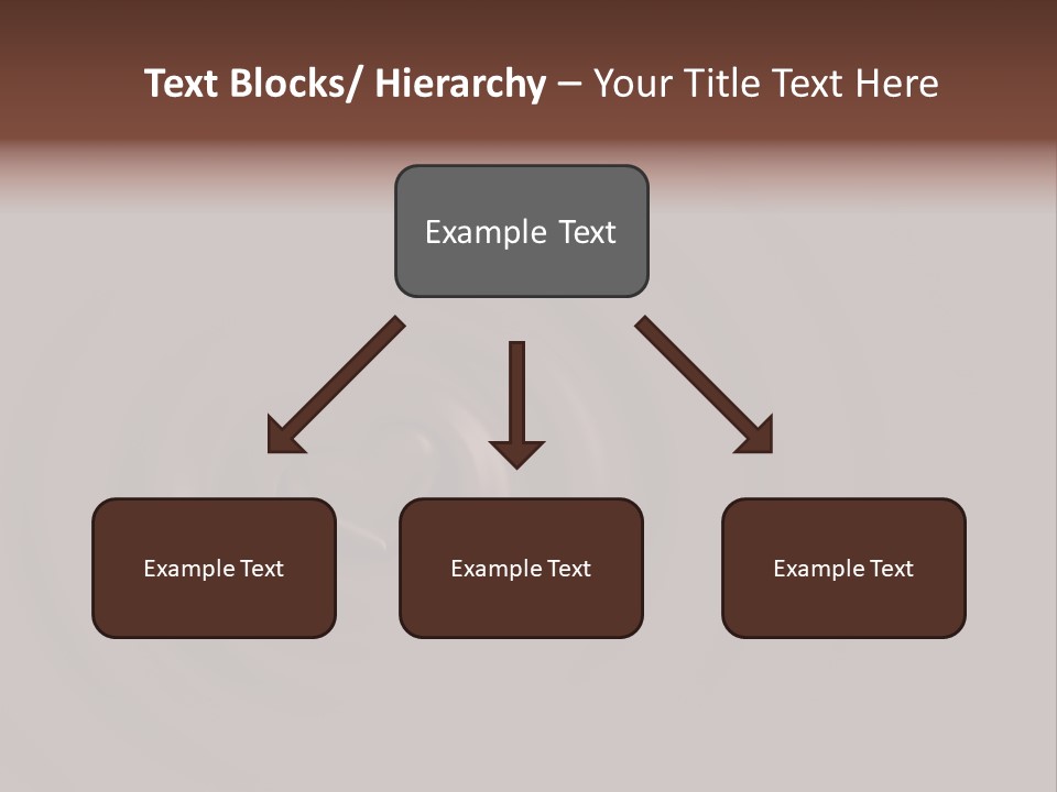 Cocoa Ripple Art PowerPoint Template