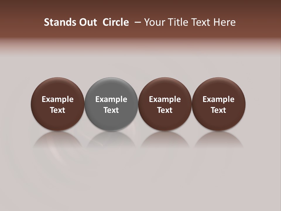 Cocoa Ripple Art PowerPoint Template