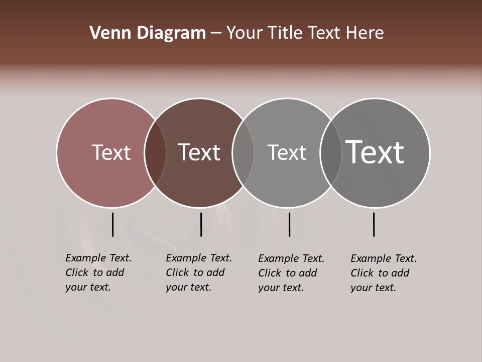 Cocoa Ripple Art PowerPoint Template