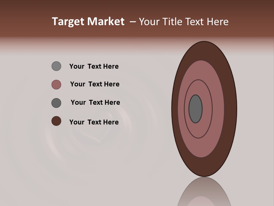 Cocoa Ripple Art PowerPoint Template