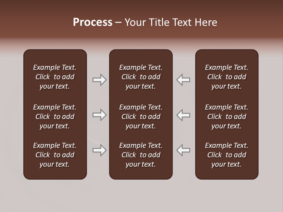 Cocoa Ripple Art PowerPoint Template