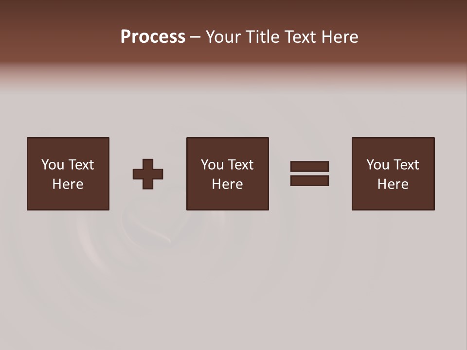 Cocoa Ripple Art PowerPoint Template