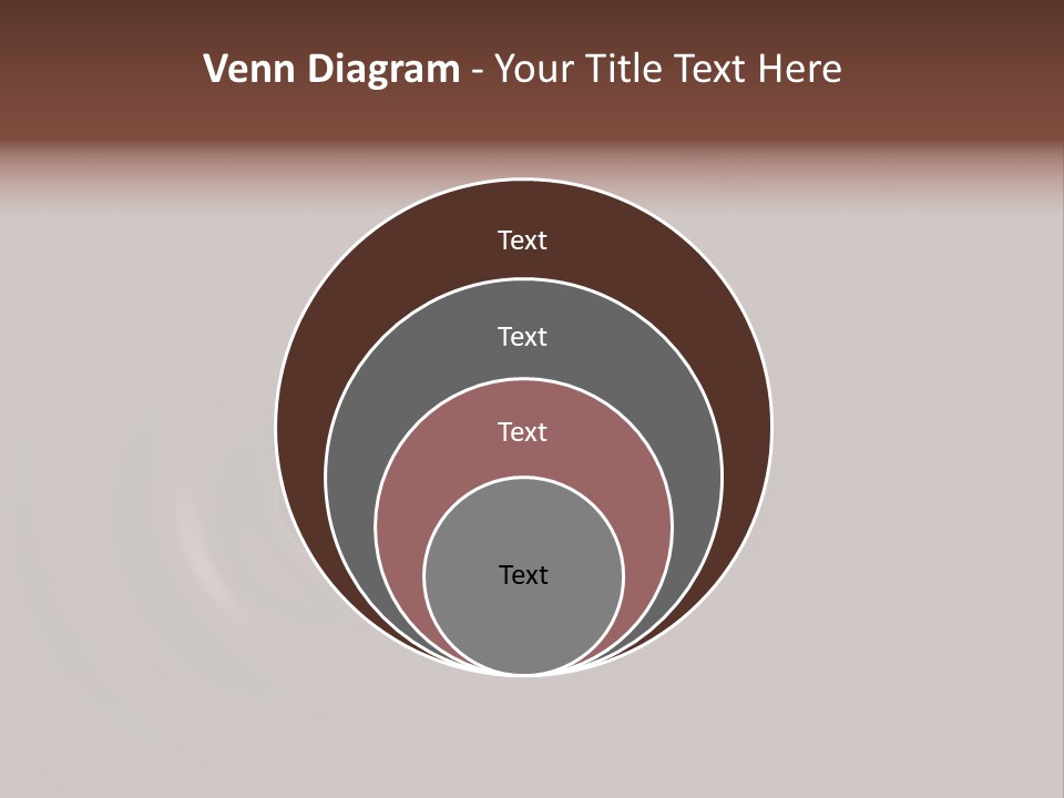 Cocoa Ripple Art PowerPoint Template