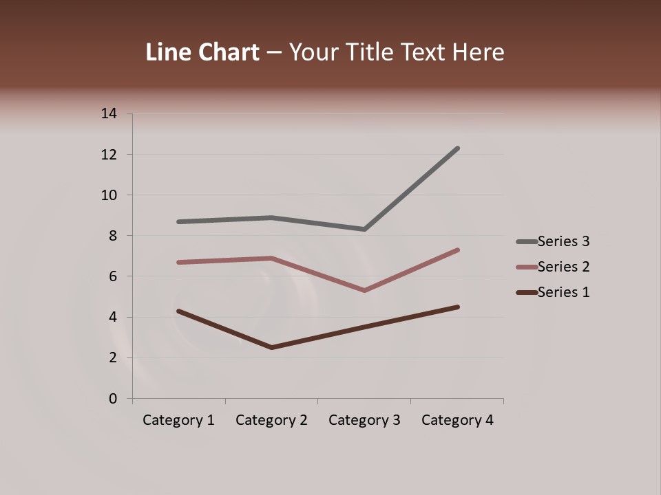 Cocoa Ripple Art PowerPoint Template