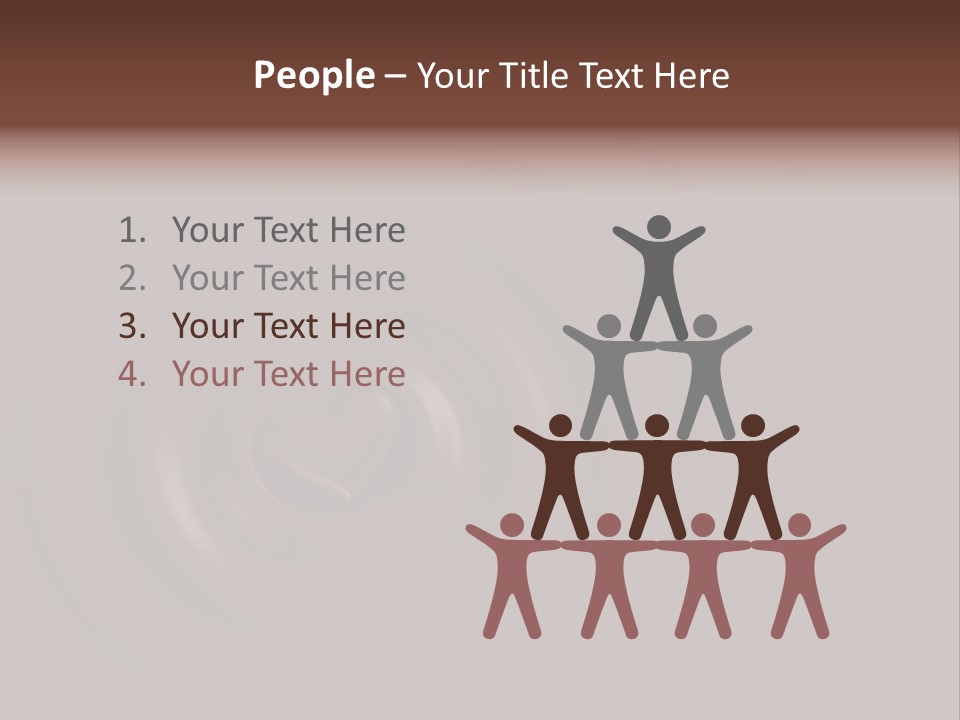 Cocoa Ripple Art PowerPoint Template