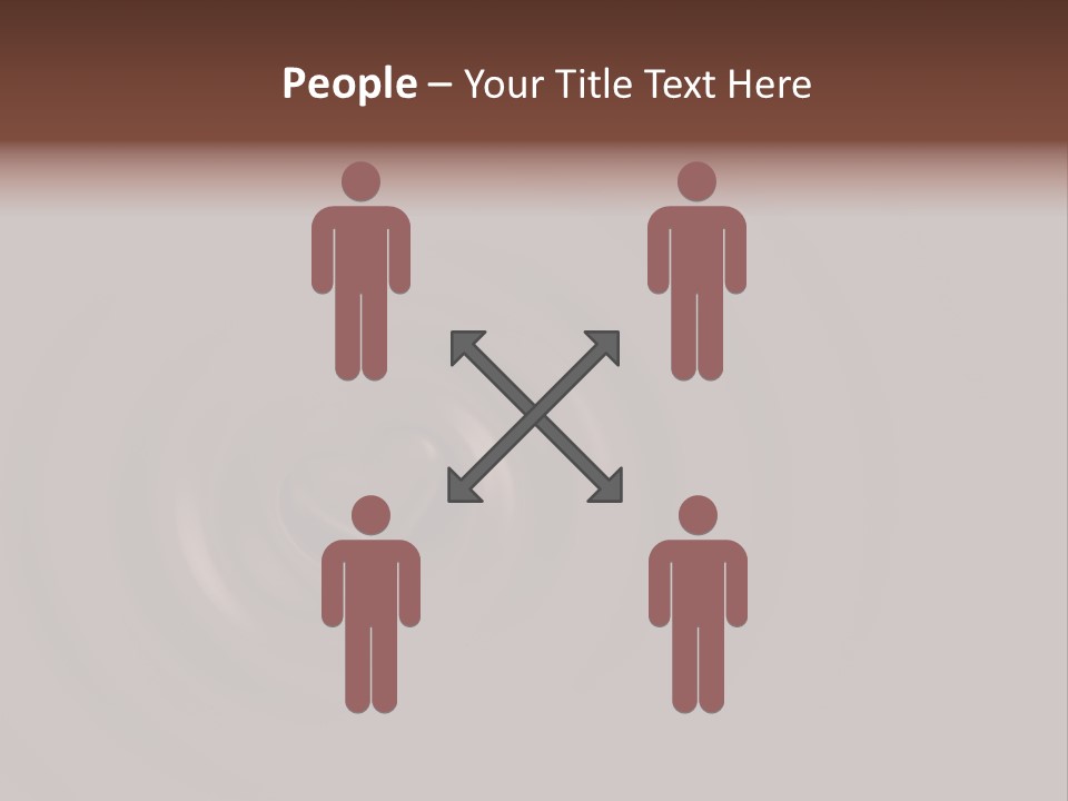 Cocoa Ripple Art PowerPoint Template