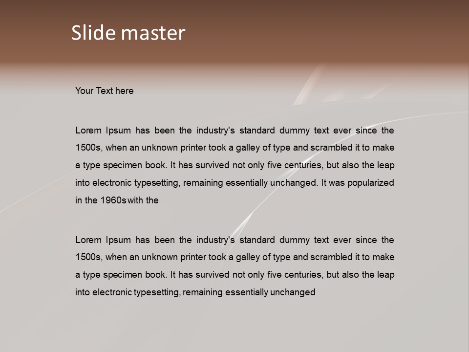 Molten Smooth Wave PowerPoint Template