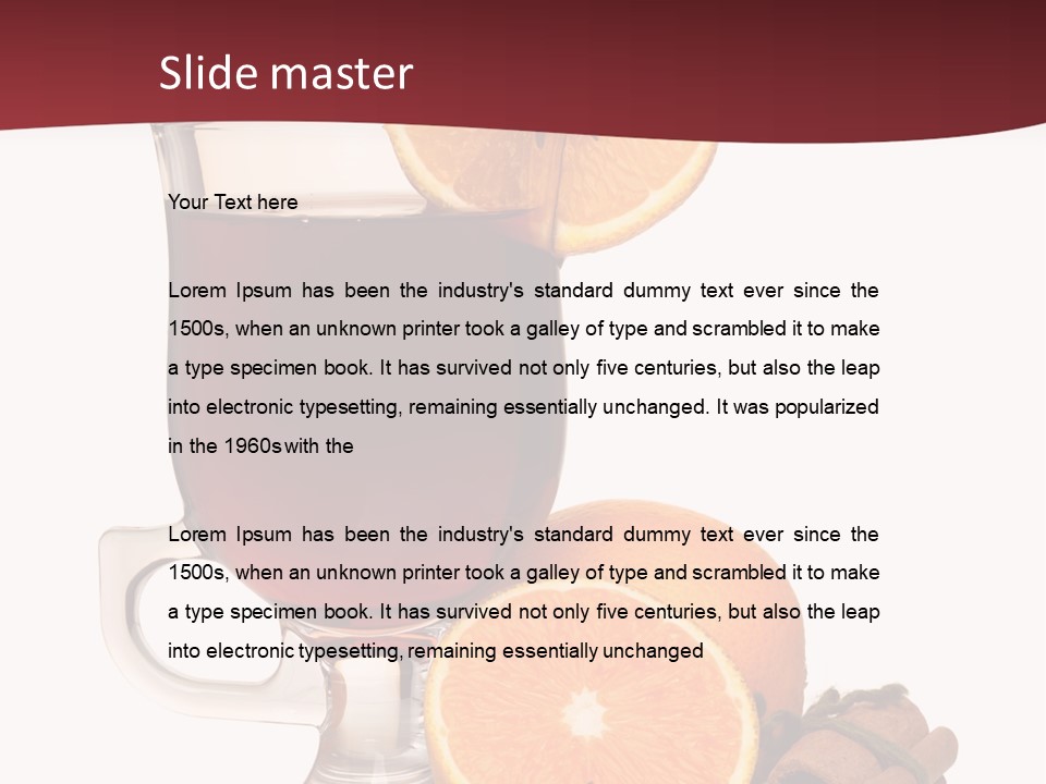 Lemon Sweet Orange PowerPoint Template