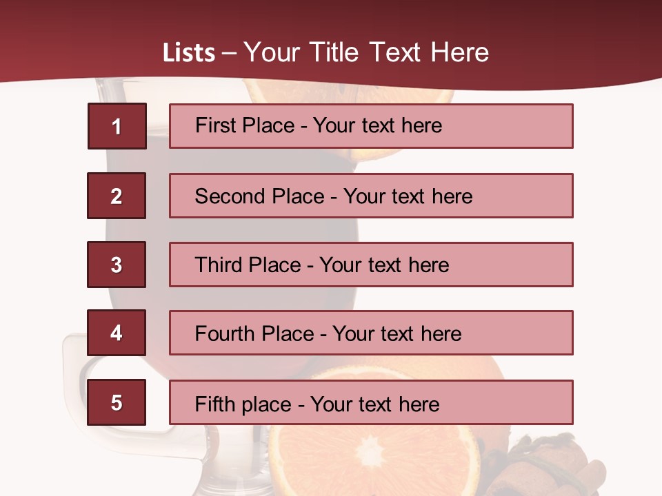 Lemon Sweet Orange PowerPoint Template