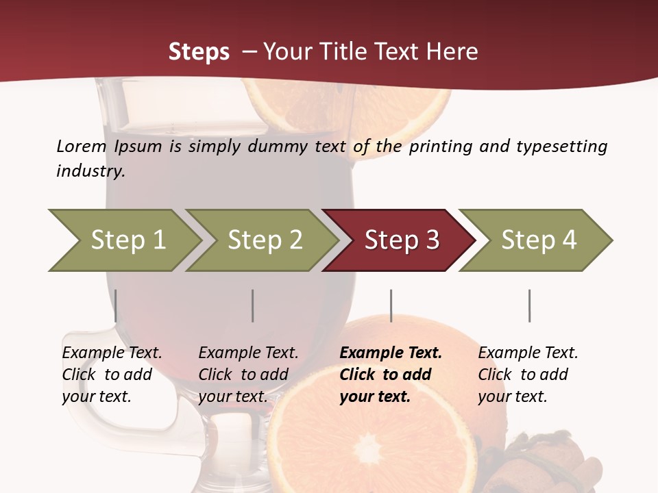 Lemon Sweet Orange PowerPoint Template