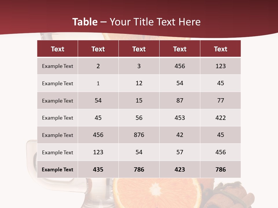 Lemon Sweet Orange PowerPoint Template