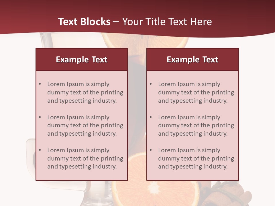 Lemon Sweet Orange PowerPoint Template