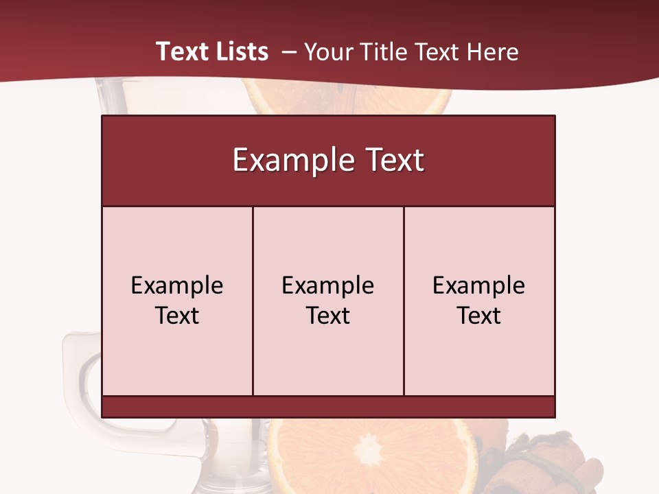 Lemon Sweet Orange PowerPoint Template