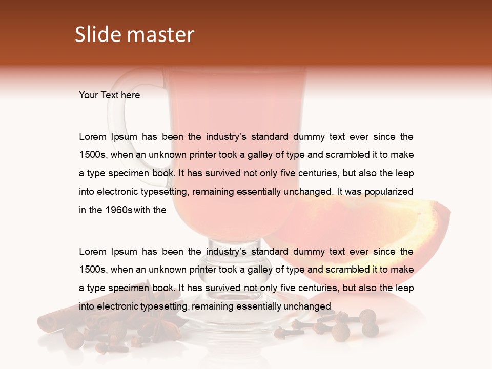 Grog Drink Mulled PowerPoint Template