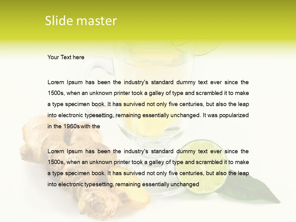 Naturheilkunde Vitamine Sud PowerPoint Template