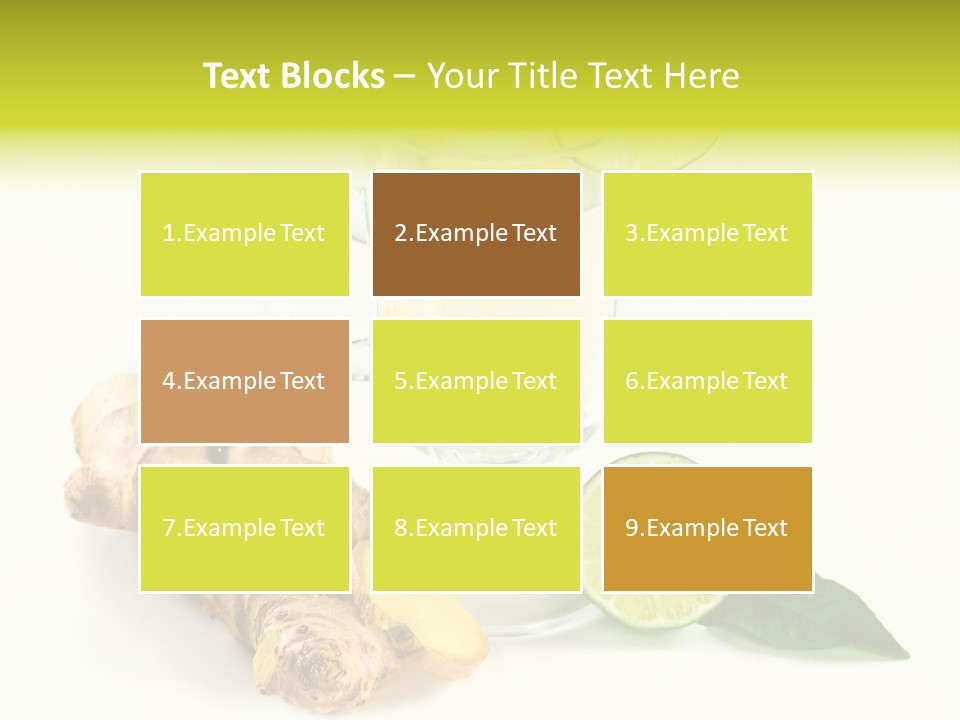 Naturheilkunde Vitamine Sud PowerPoint Template