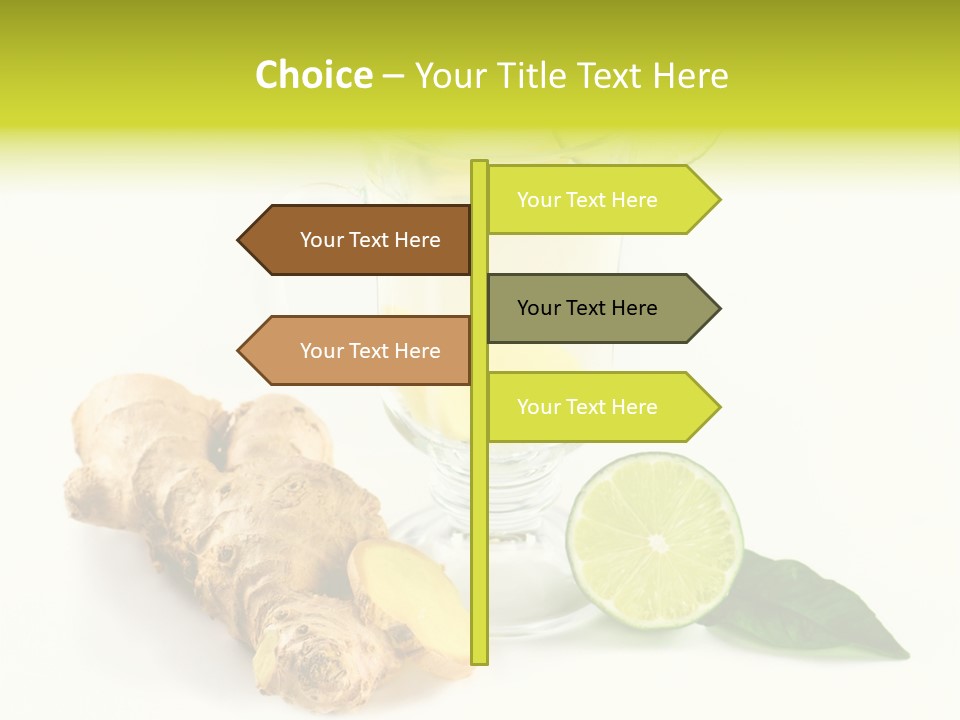 Naturheilkunde Vitamine Sud PowerPoint Template