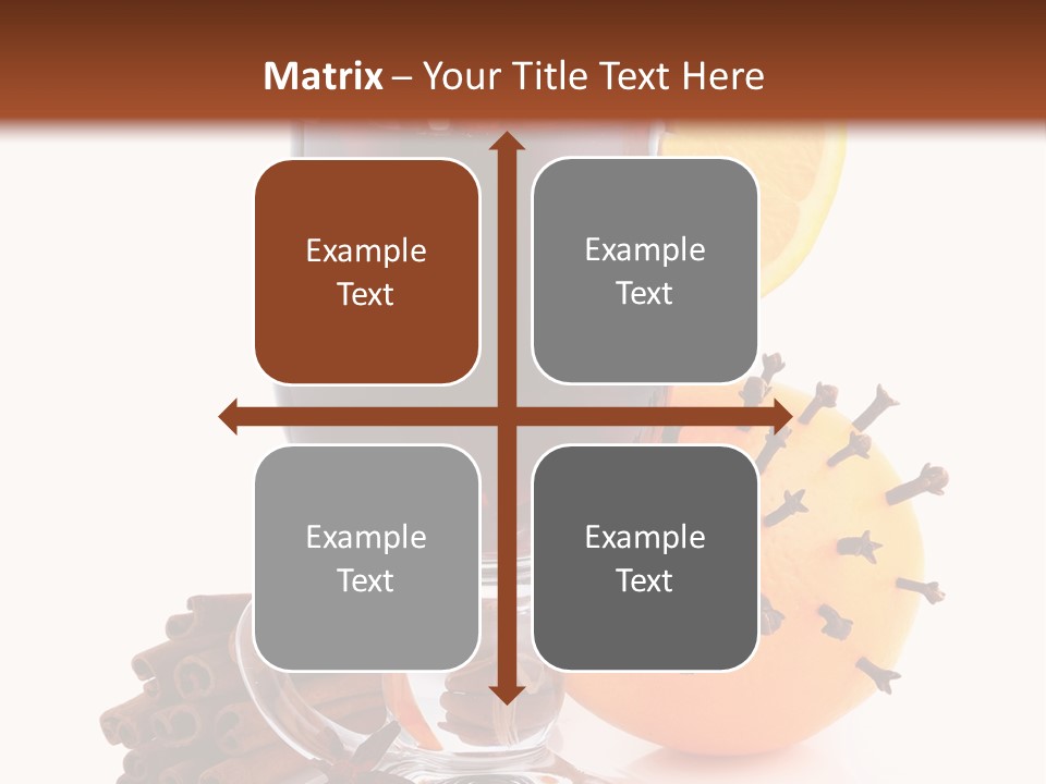 Shot Isolated Orange PowerPoint Template