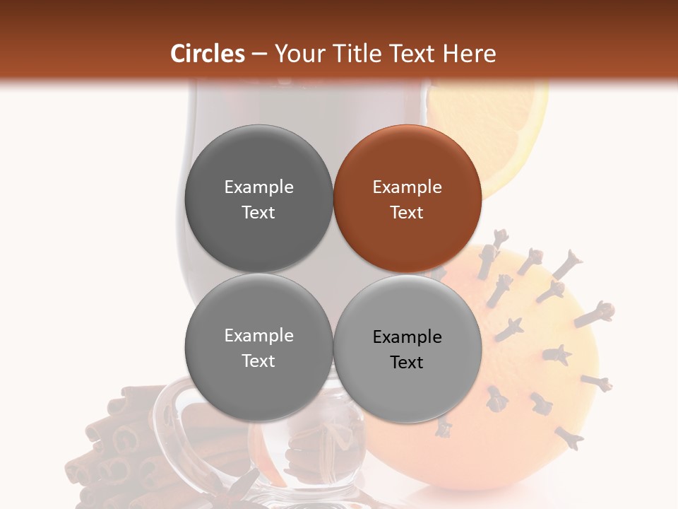 Shot Isolated Orange PowerPoint Template