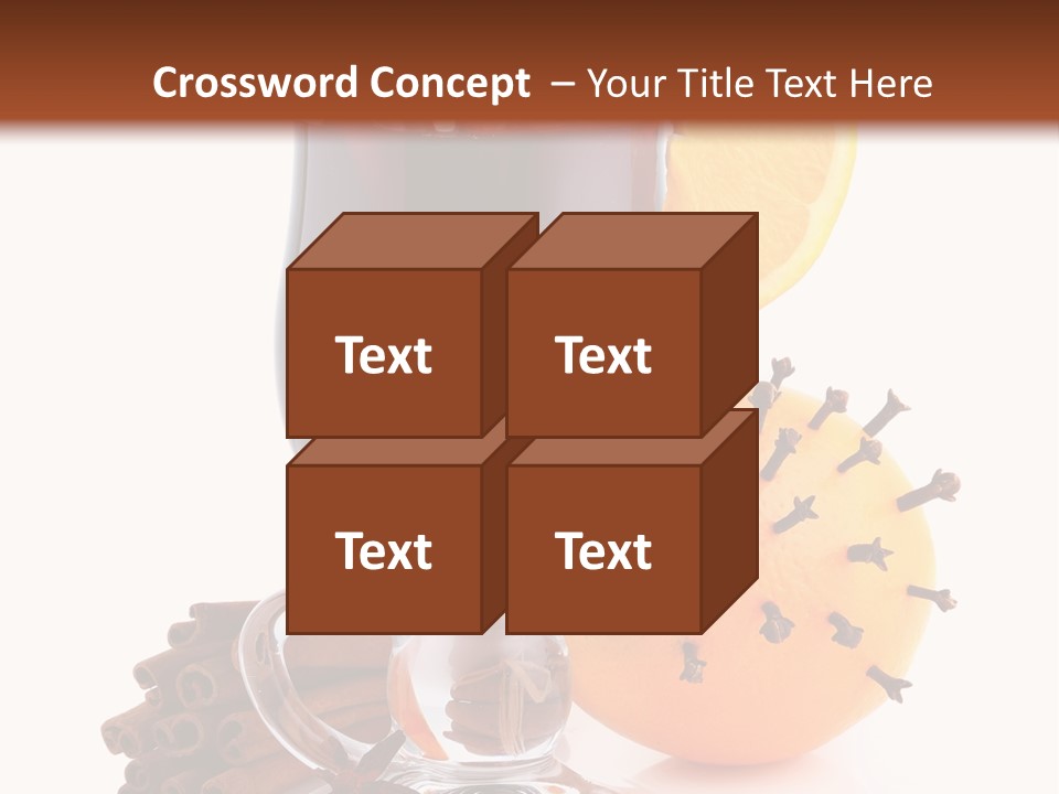 Shot Isolated Orange PowerPoint Template