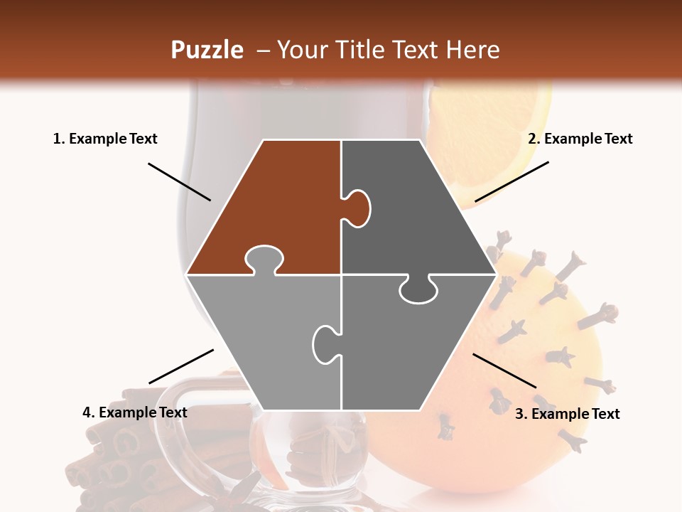 Shot Isolated Orange PowerPoint Template