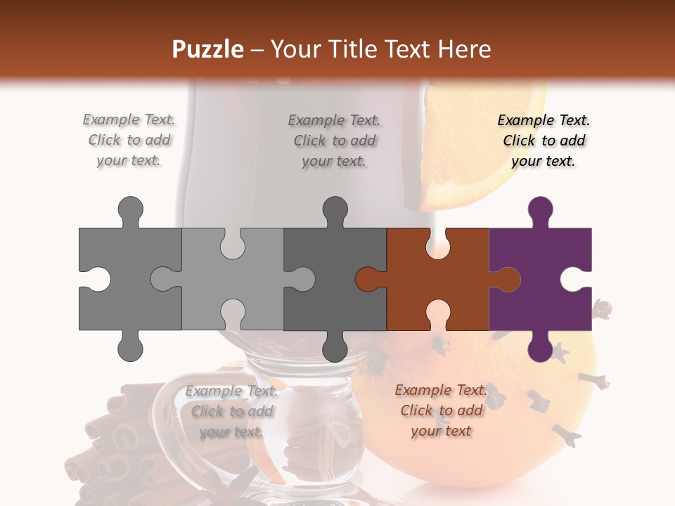 Shot Isolated Orange PowerPoint Template