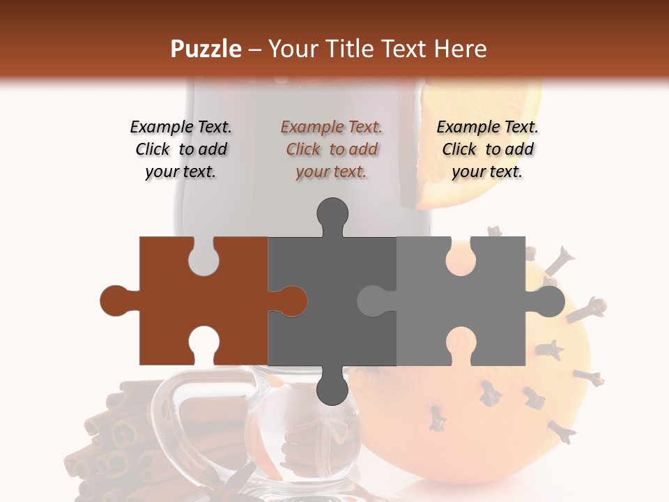 Shot Isolated Orange PowerPoint Template