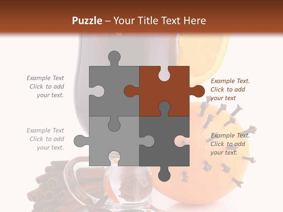 Shot Isolated Orange PowerPoint Template