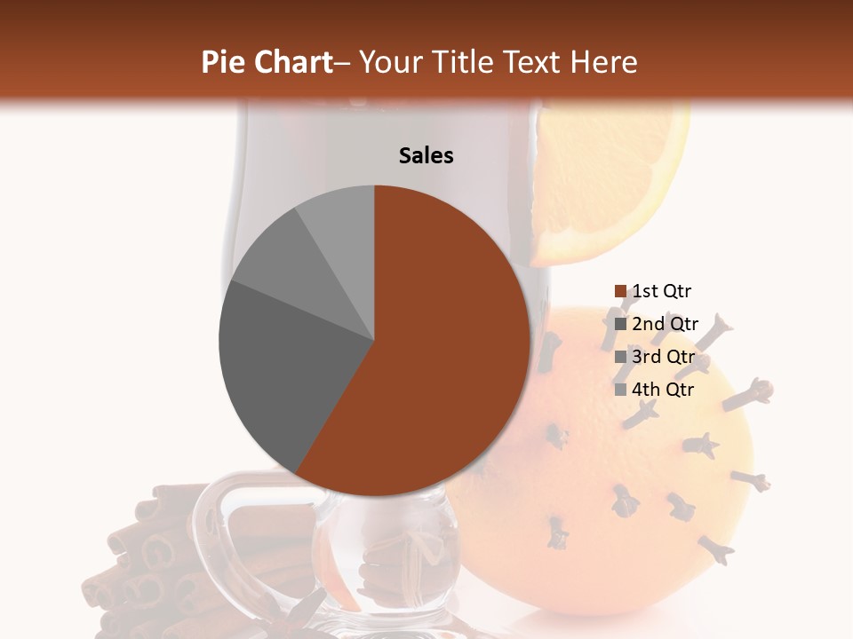 Shot Isolated Orange PowerPoint Template