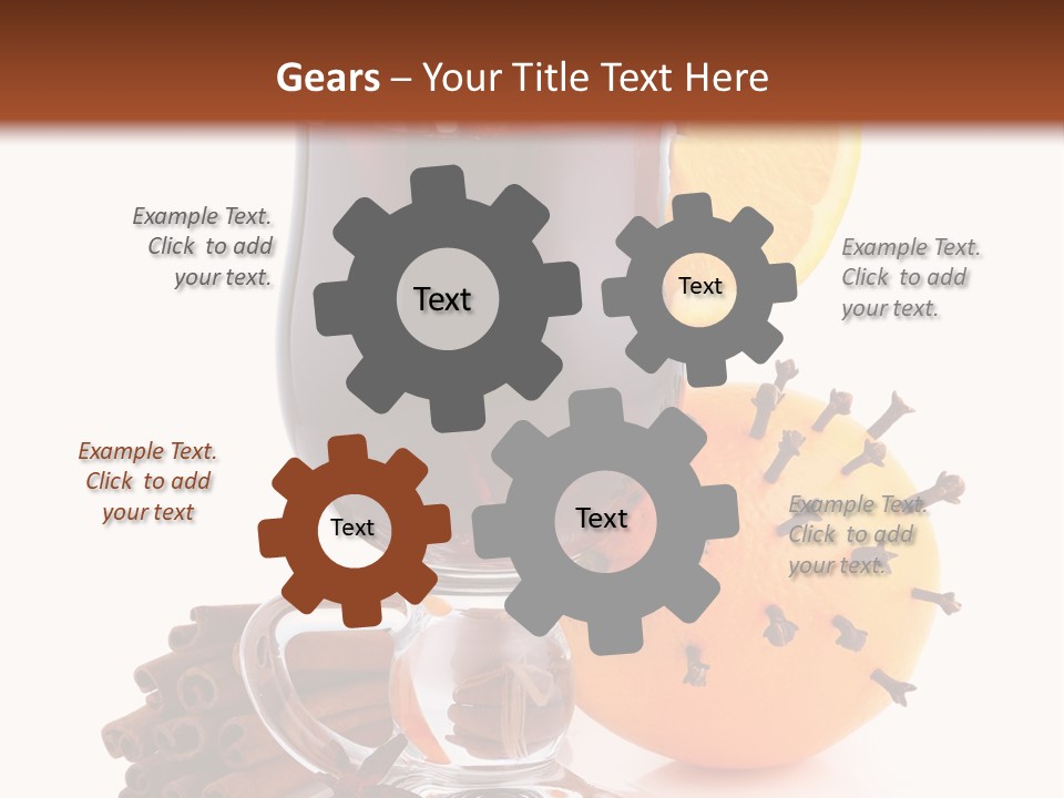 Shot Isolated Orange PowerPoint Template