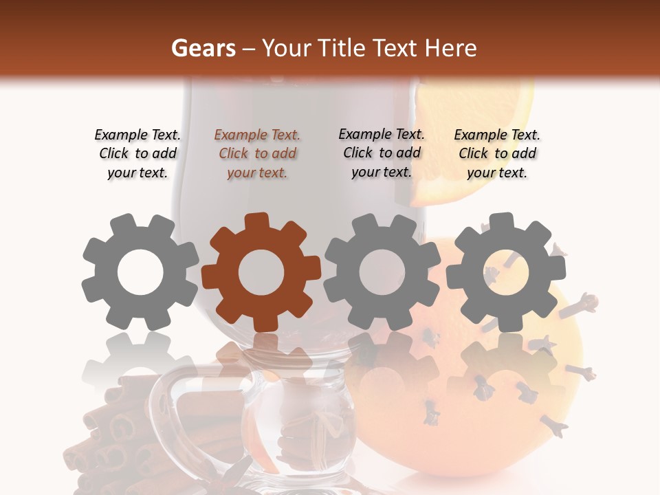 Shot Isolated Orange PowerPoint Template