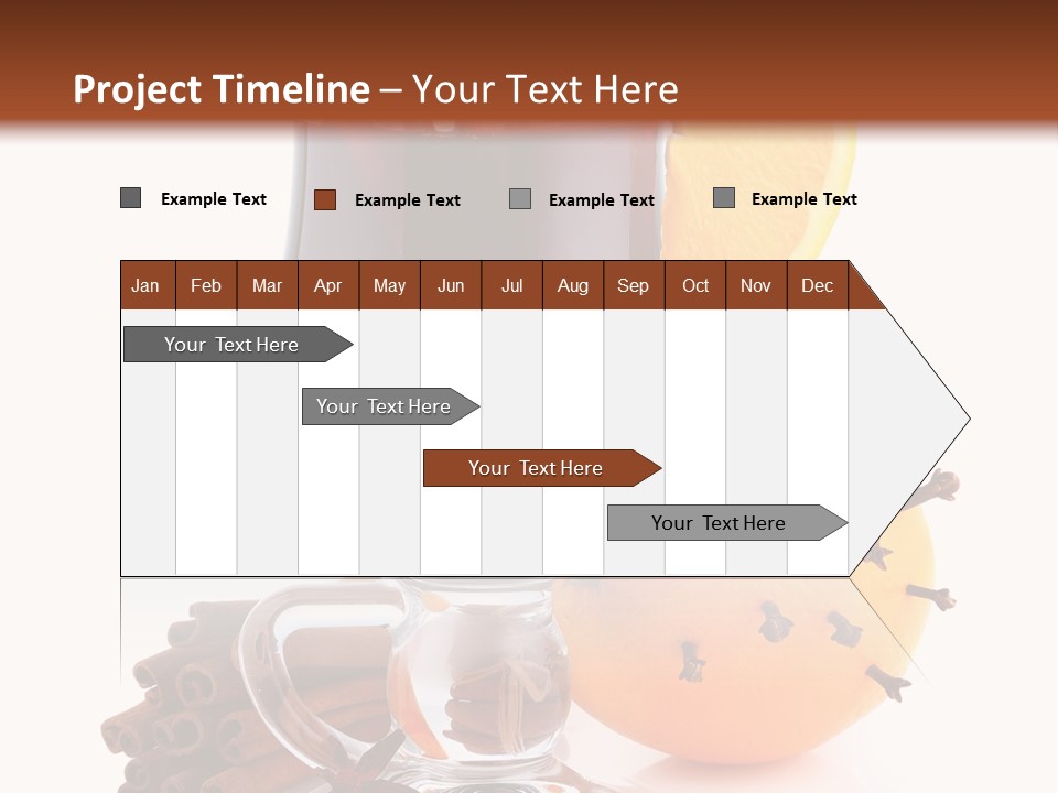 Shot Isolated Orange PowerPoint Template