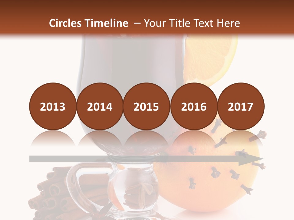 Shot Isolated Orange PowerPoint Template