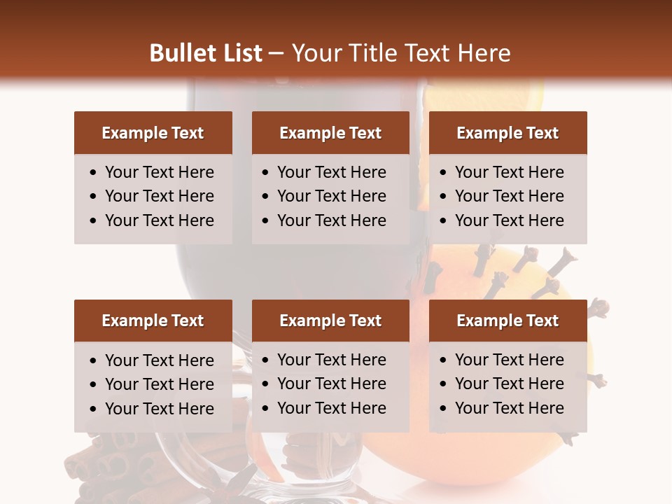 Shot Isolated Orange PowerPoint Template