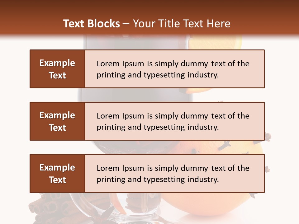 Shot Isolated Orange PowerPoint Template