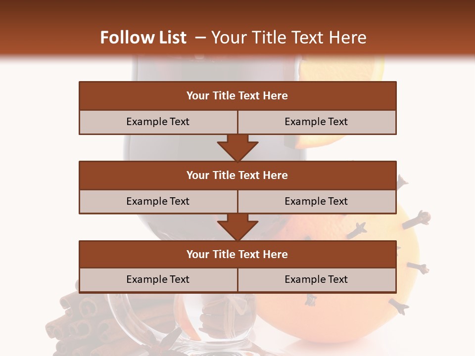 Shot Isolated Orange PowerPoint Template