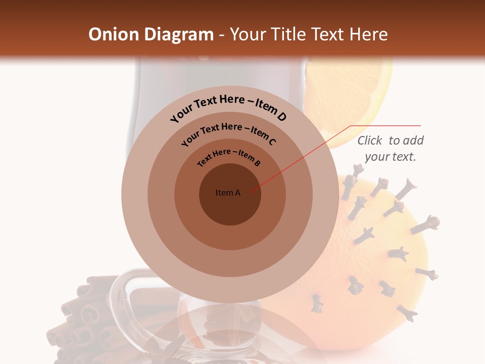 Shot Isolated Orange PowerPoint Template