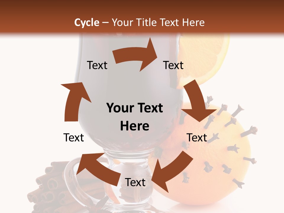 Shot Isolated Orange PowerPoint Template