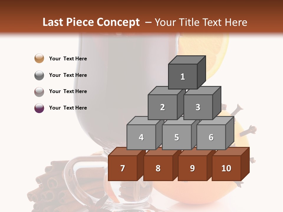 Shot Isolated Orange PowerPoint Template